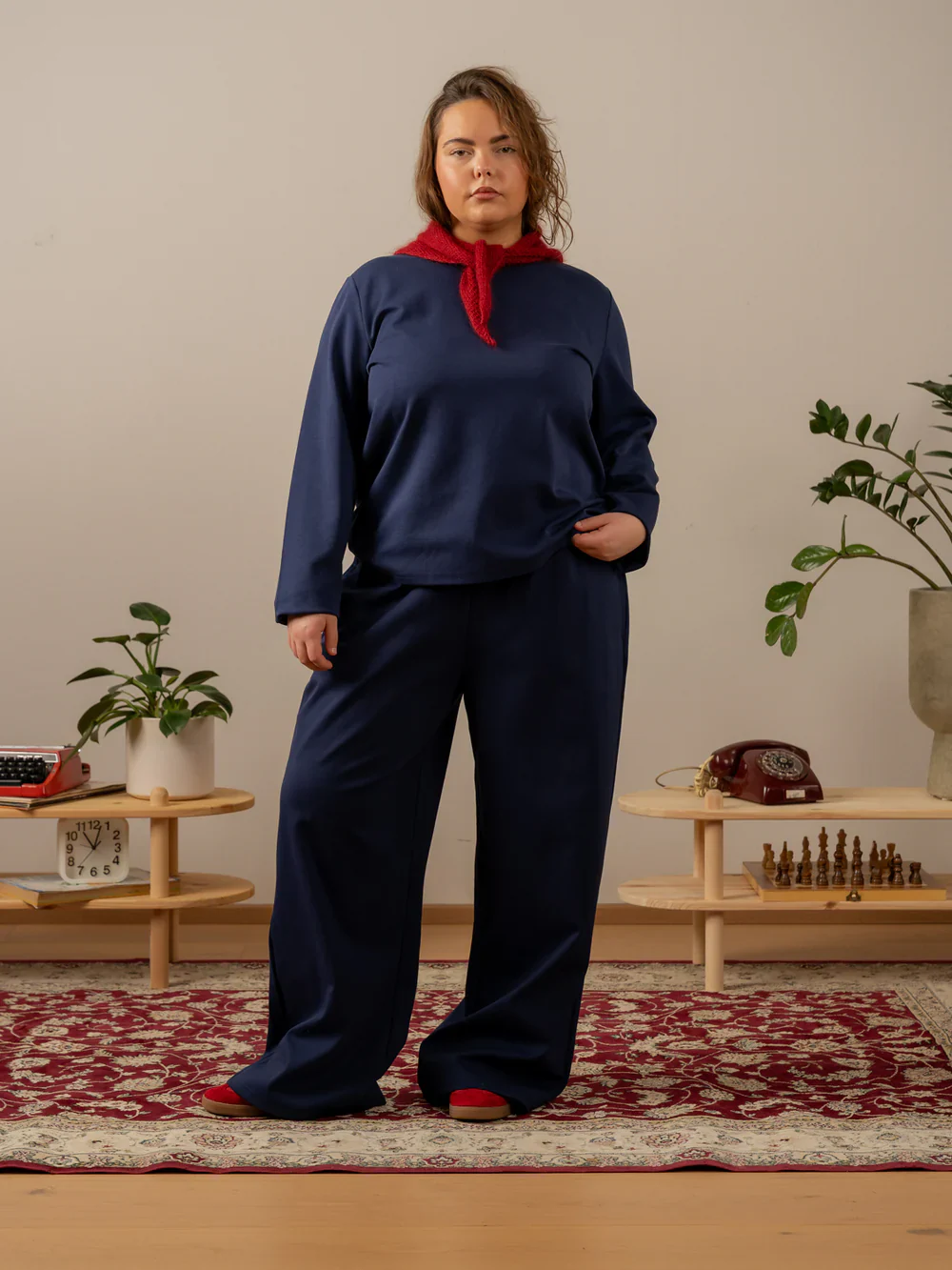 Leveät Housut, Meri - Image 5