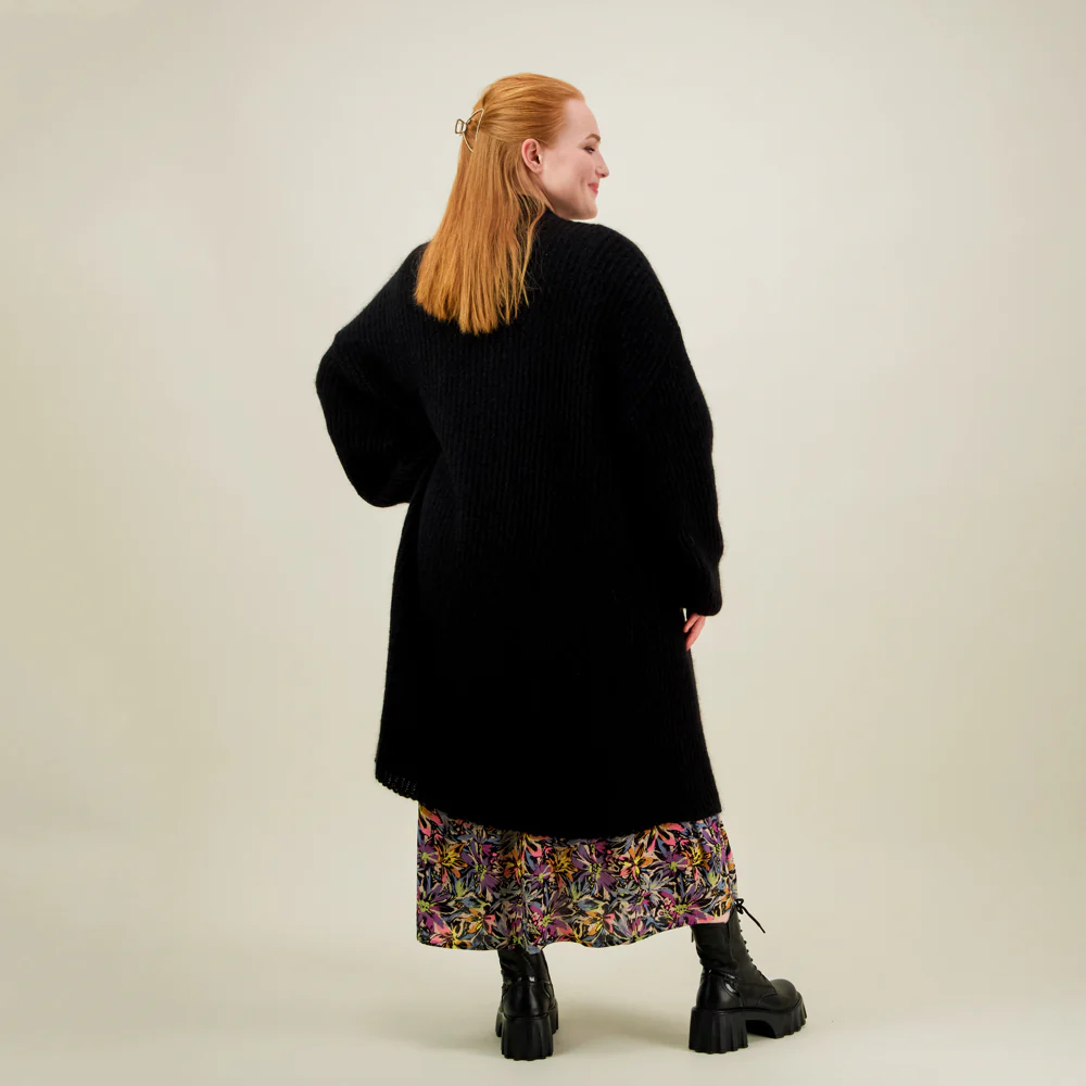 Long Cardigan, Licorice - Image 3