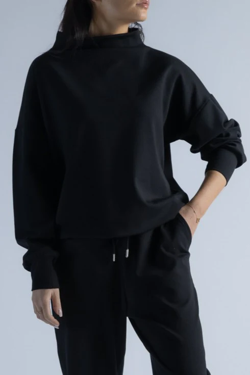 Lounge by Luin Blouse, Black - Image 3