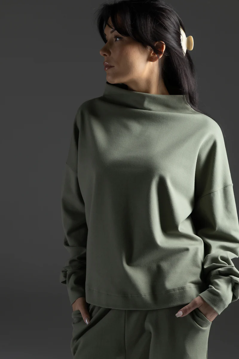 Lounge by Luin Blouse, Misty Green - Image 4