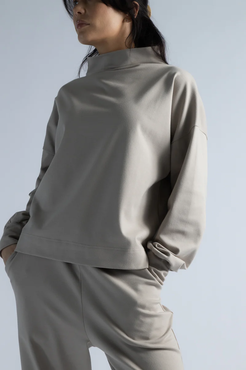 Lounge by Luin Blouse, Pale Sand - Image 4