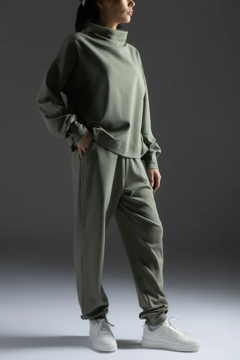 Lounge by Luin Chill Pants, Misty Green - Image 4