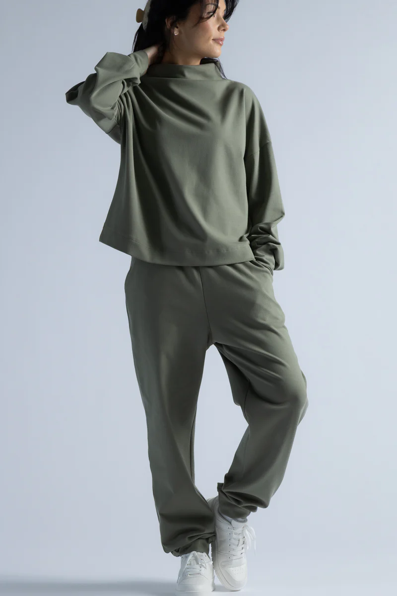 Lounge by Luin Chill Pants, Misty Green - Image 8