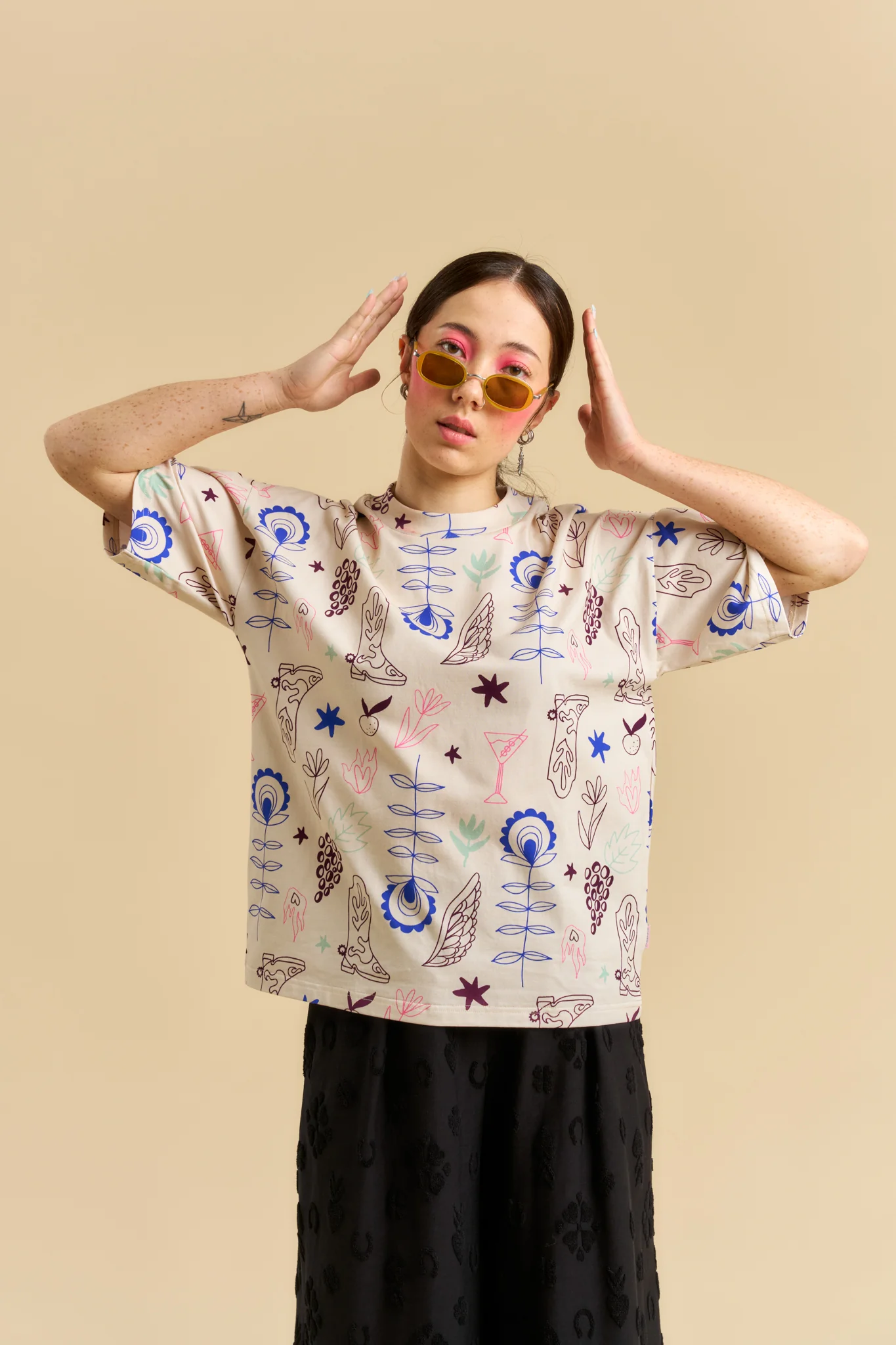 Maria T-shirt, Riding Pegasus - Image 2