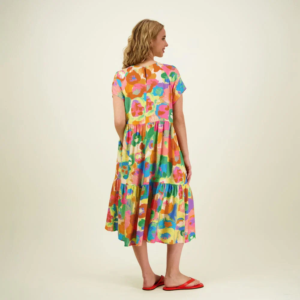 Miracles Tiered Midi Dress, Spring - Image 4