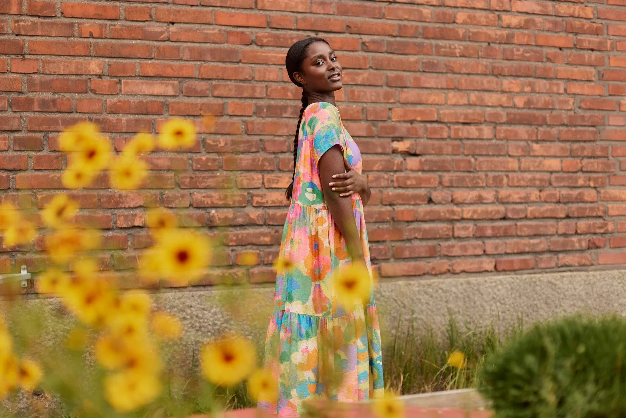 Miracles Tiered Midi Dress, Spring - Image 5