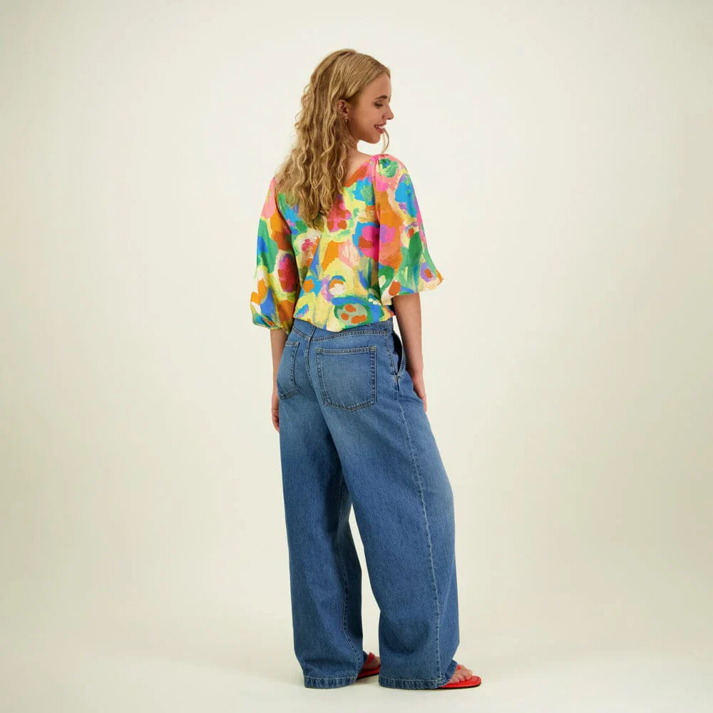 Miracles Volume Sleeve Blouse, Spring - Image 2
