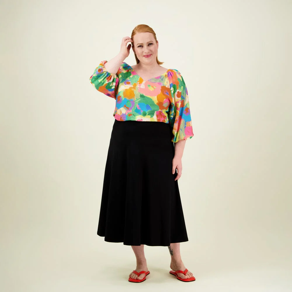 Miracles Volume Sleeve Blouse, Spring - Image 3