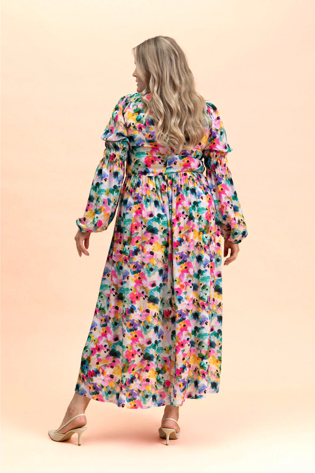 Muse Dress, Aquarelle Bloom - Image 6