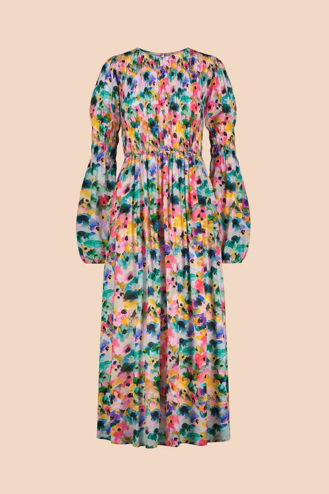 Muse Dress, Aquarelle Bloom - Image 8