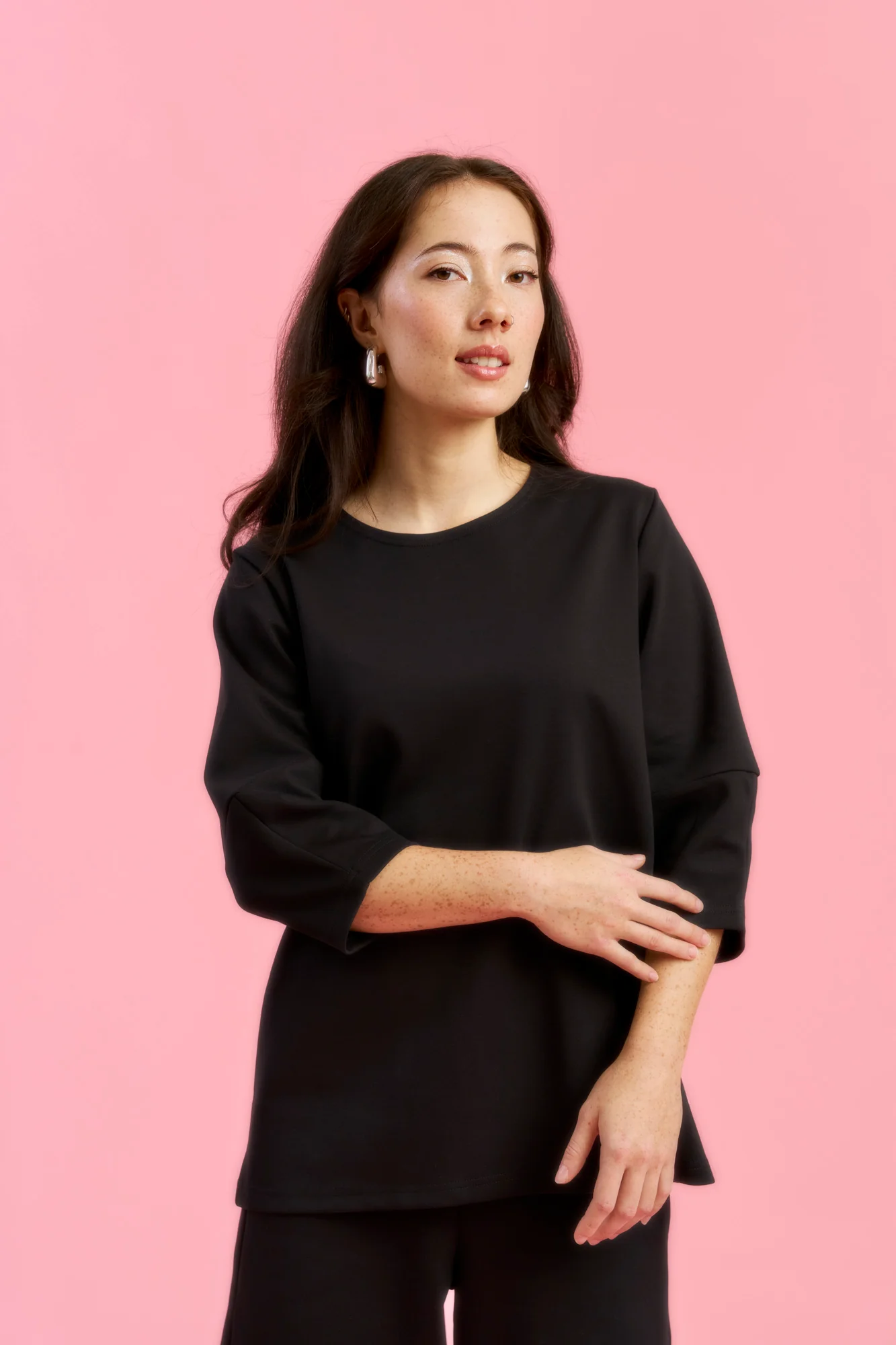 Nella Shirt, Black - Image 3