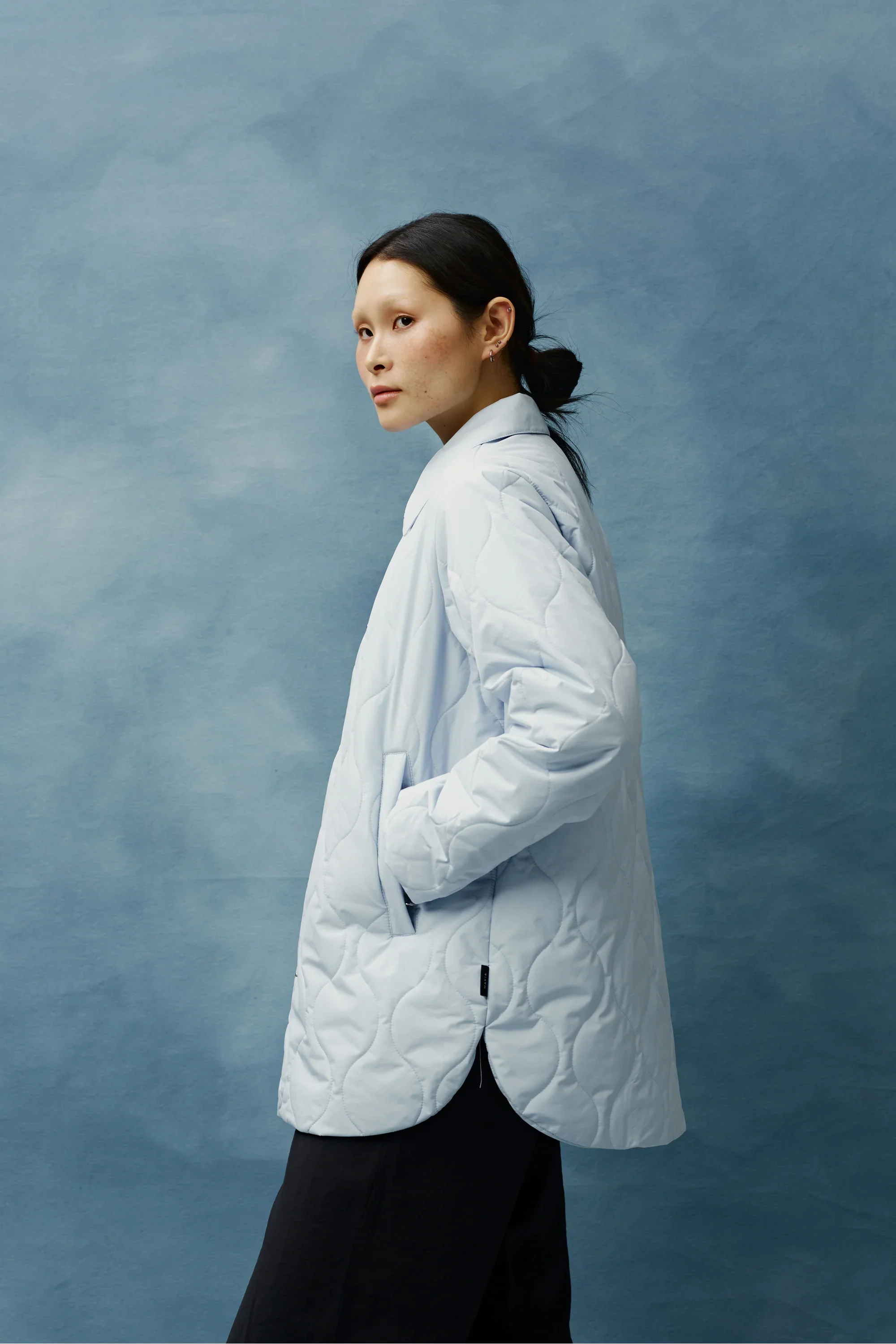 Nita Jacket, Sky Blue - Image 3