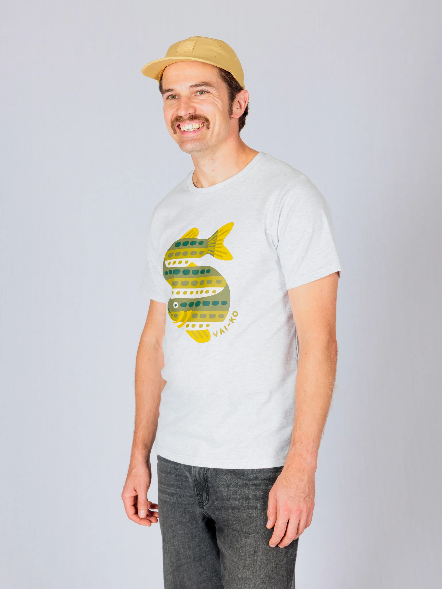 Nokkela Hauki T-shirt, Greymele - Image 3