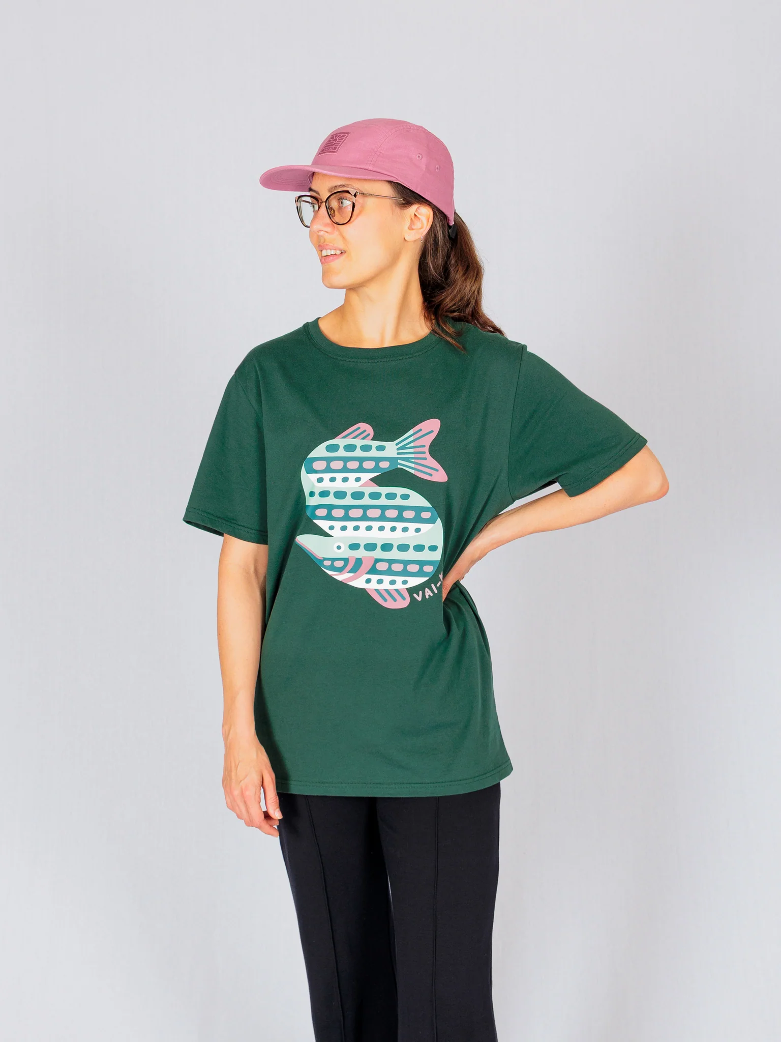 Nokkela Hauki T-shirt, Sycamore Green - Image 4