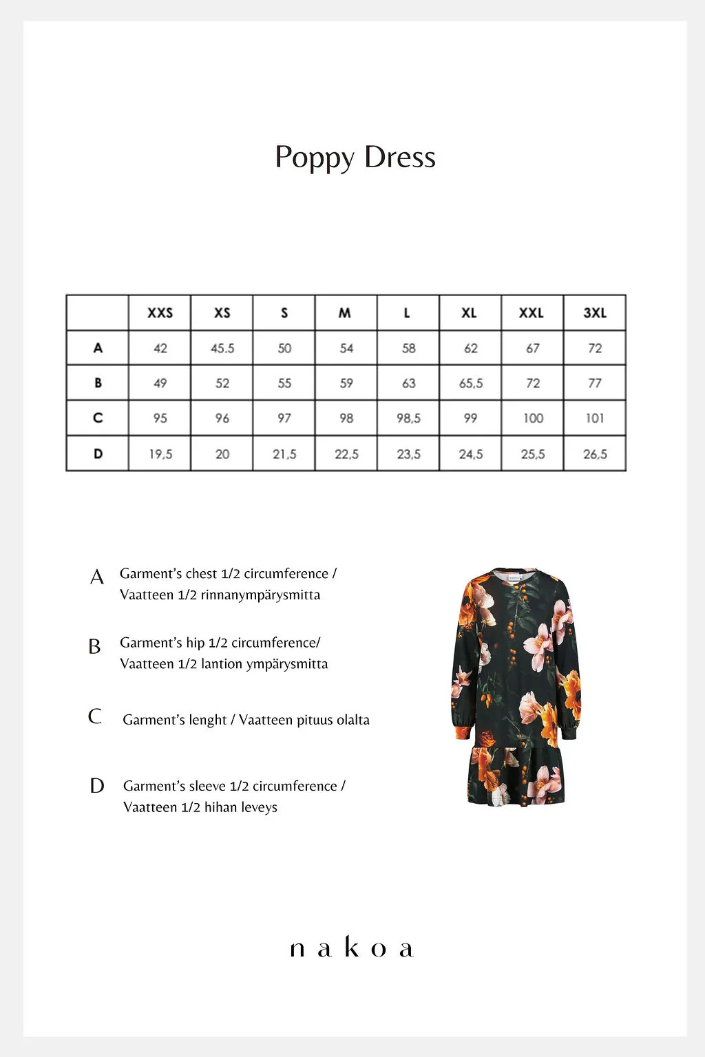 Poppy Dress, Copper Flower - Image 10