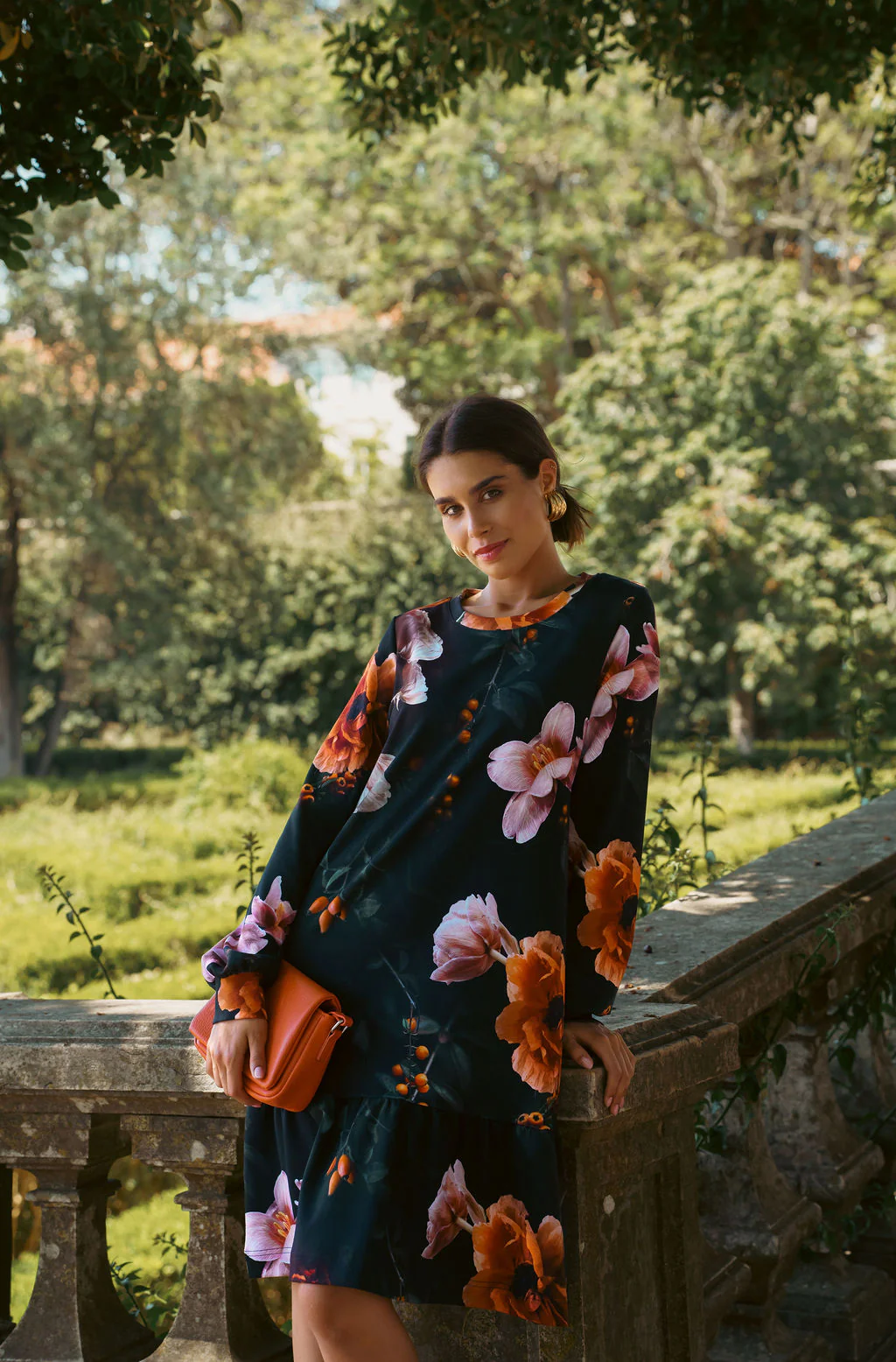 Poppy Dress, Copper Flower - Image 5