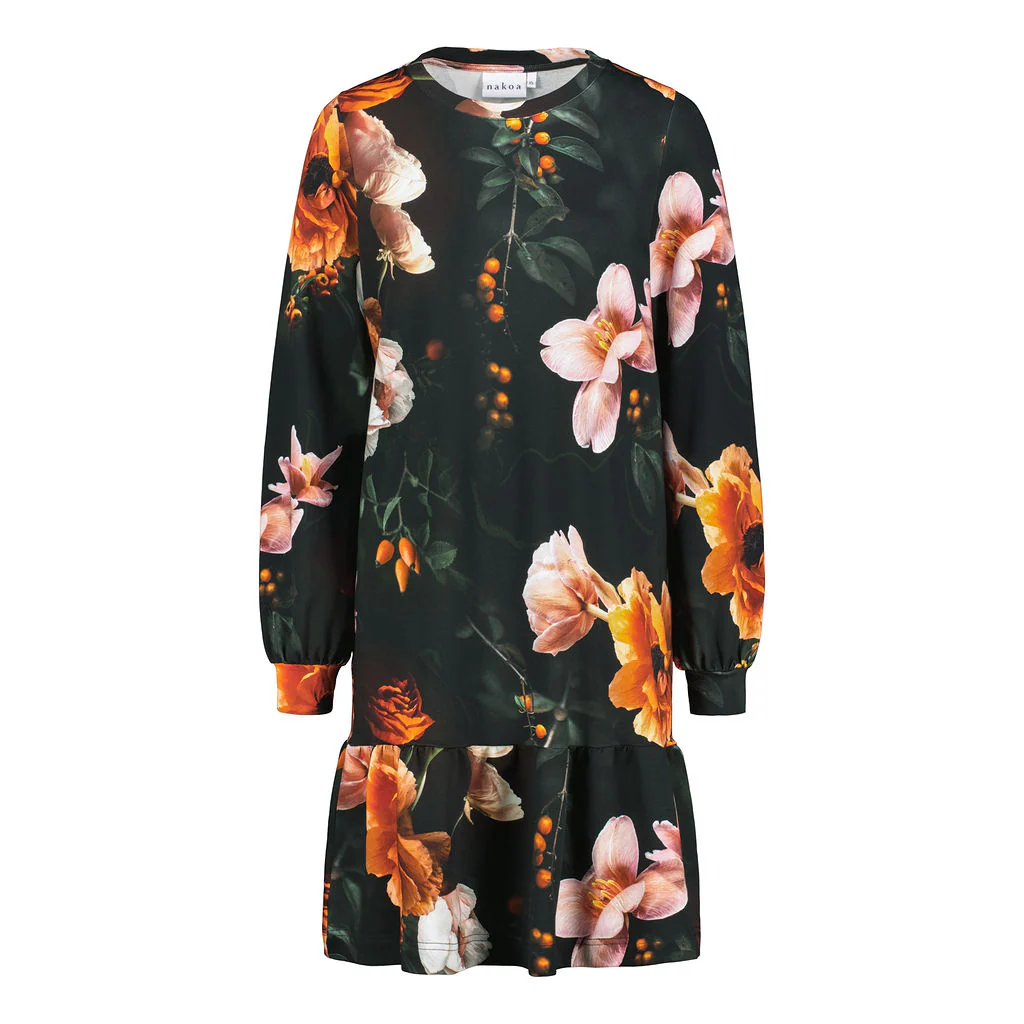 Poppy Dress, Copper Flower - Image 8