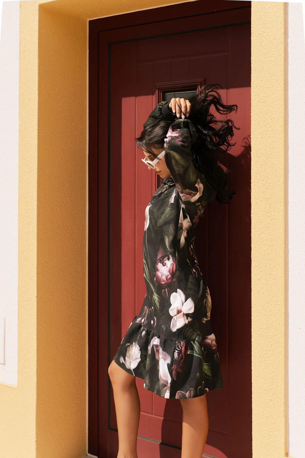 Poppy Dress, Noir - Image 3