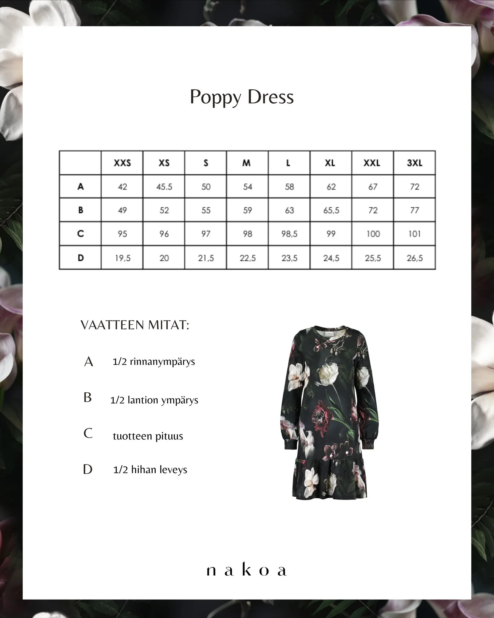 Poppy Dress, Noir - Image 8
