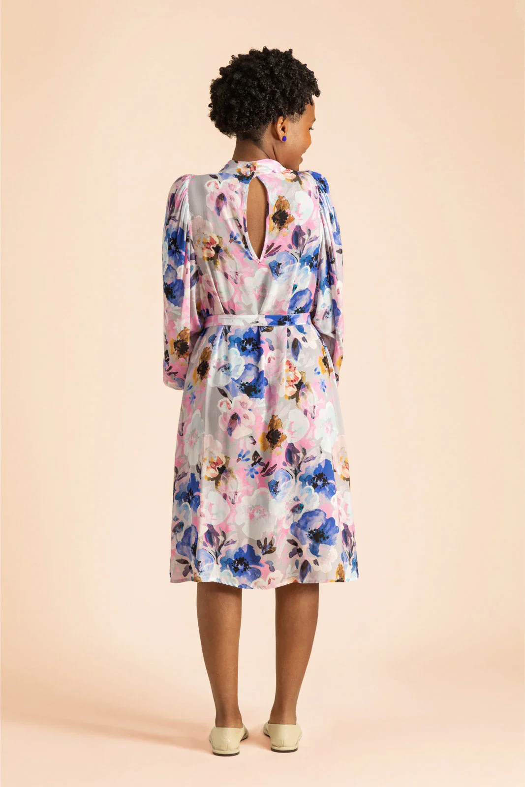 Puff Dress, Lilac Anemone - Image 3