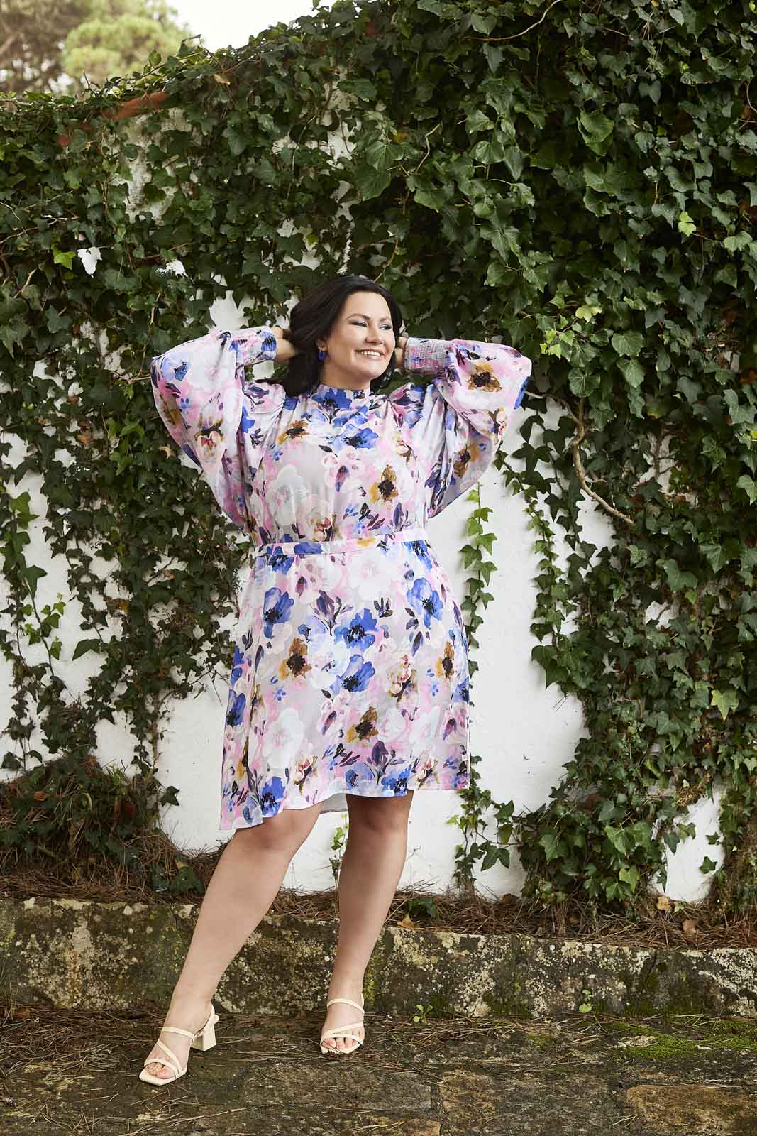 Puff Dress, Lilac Anemone - Image 5
