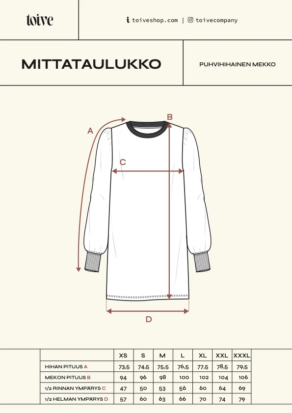 Puhvihihainen Mekko, Musta - Image 4