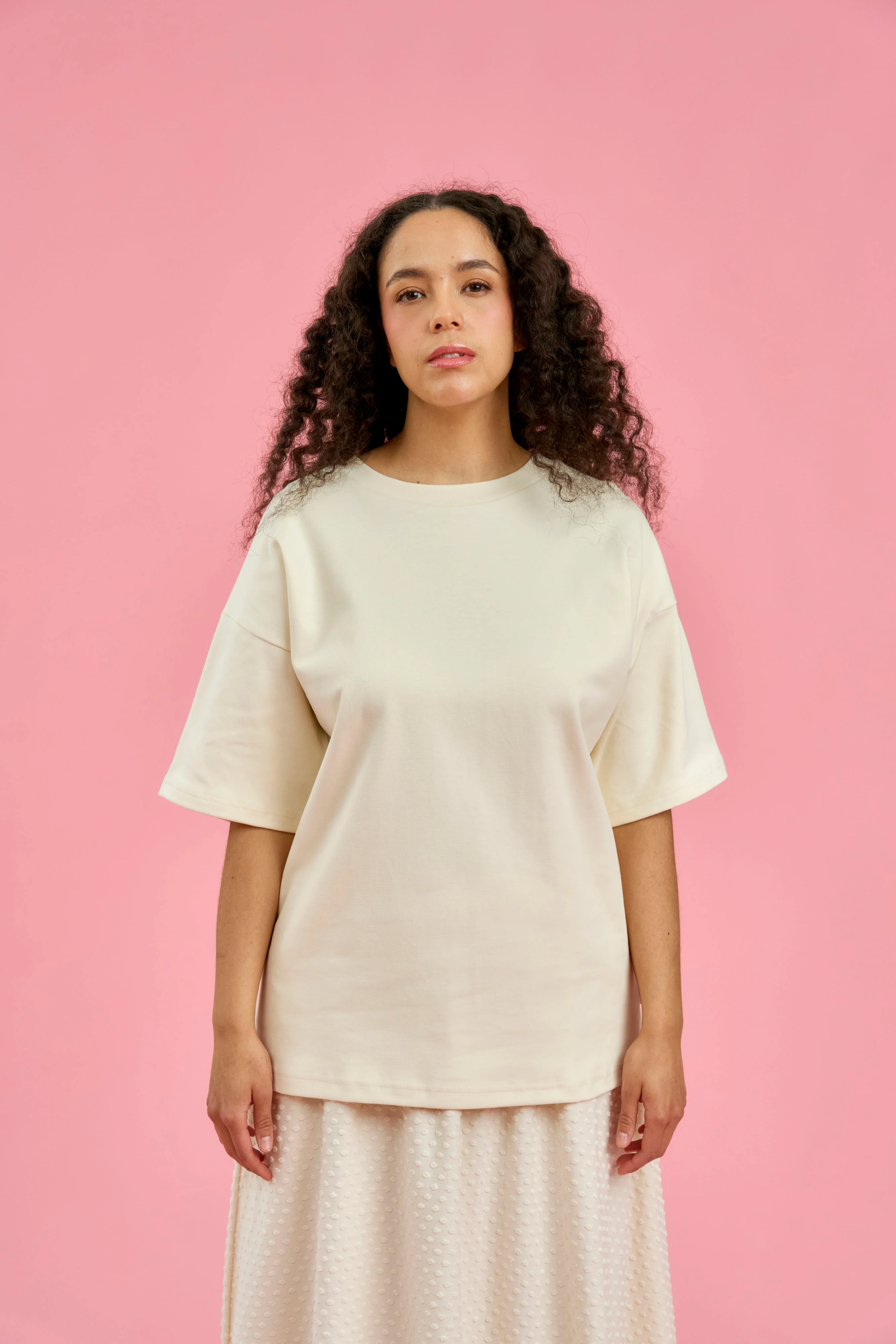 Queen T-paita, Creme - Image 2