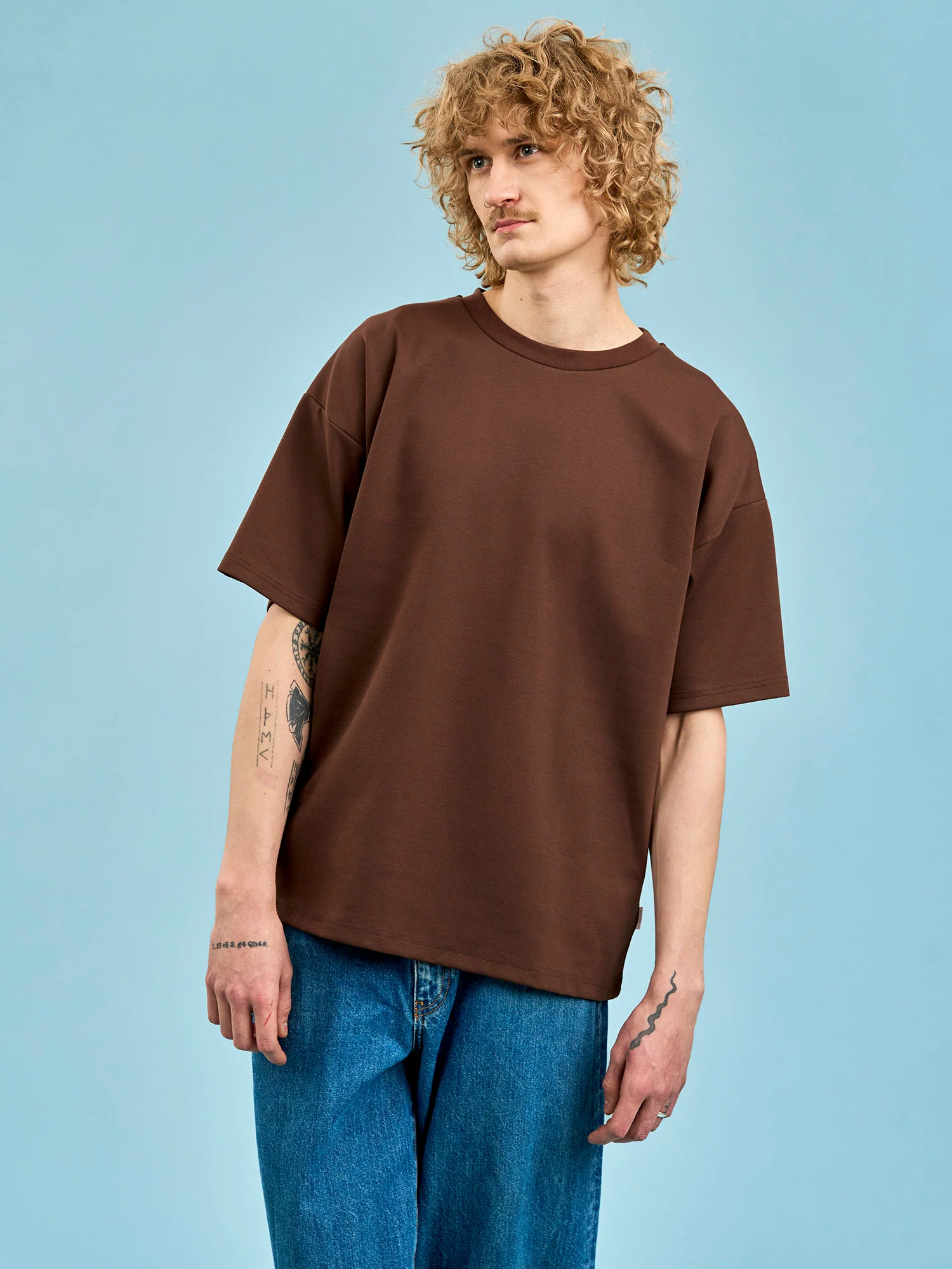 Queenie T-paita, Dark Brown - Image 4