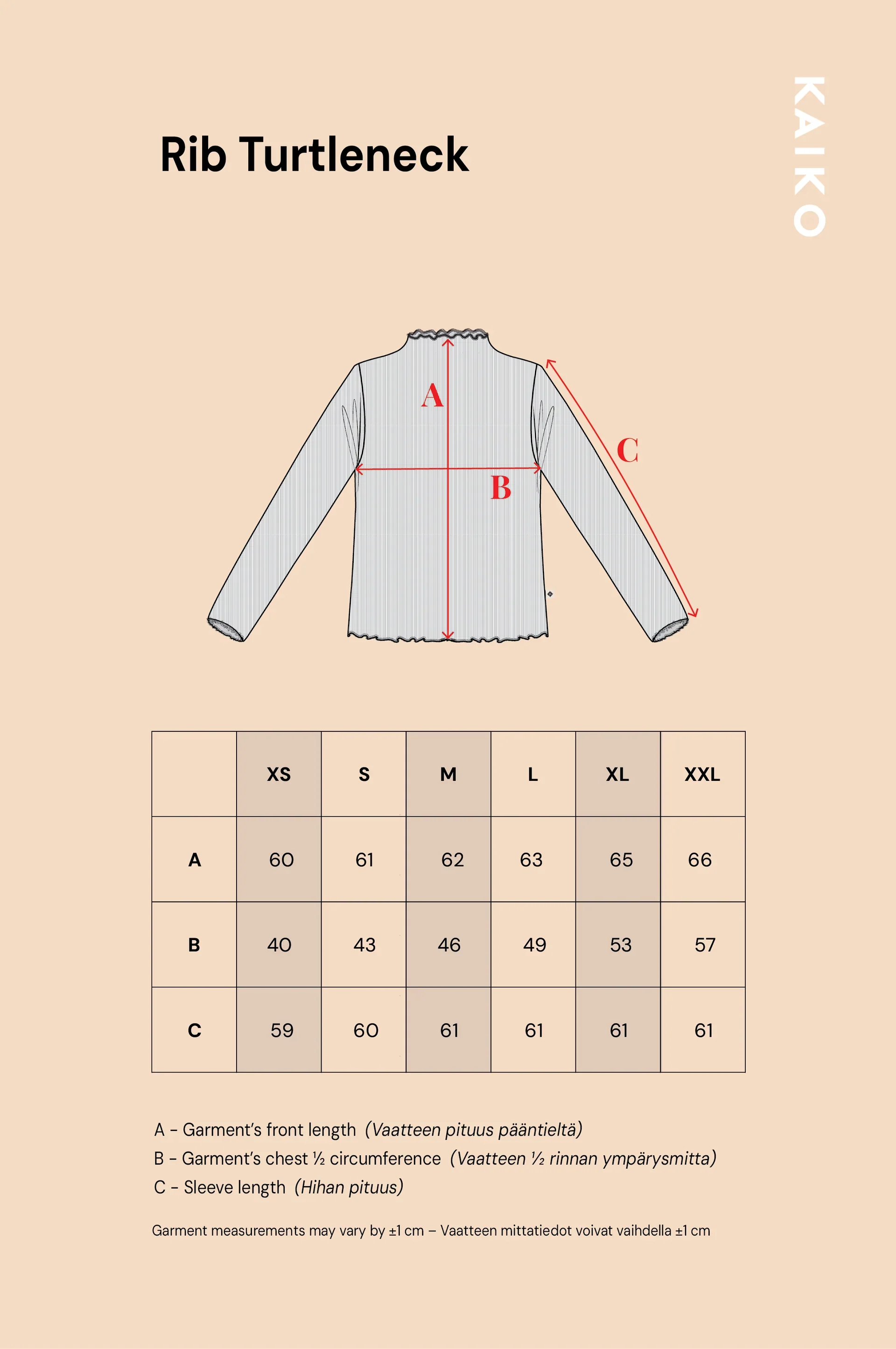 Rib Turtleneck, Light Khaki - Image 10