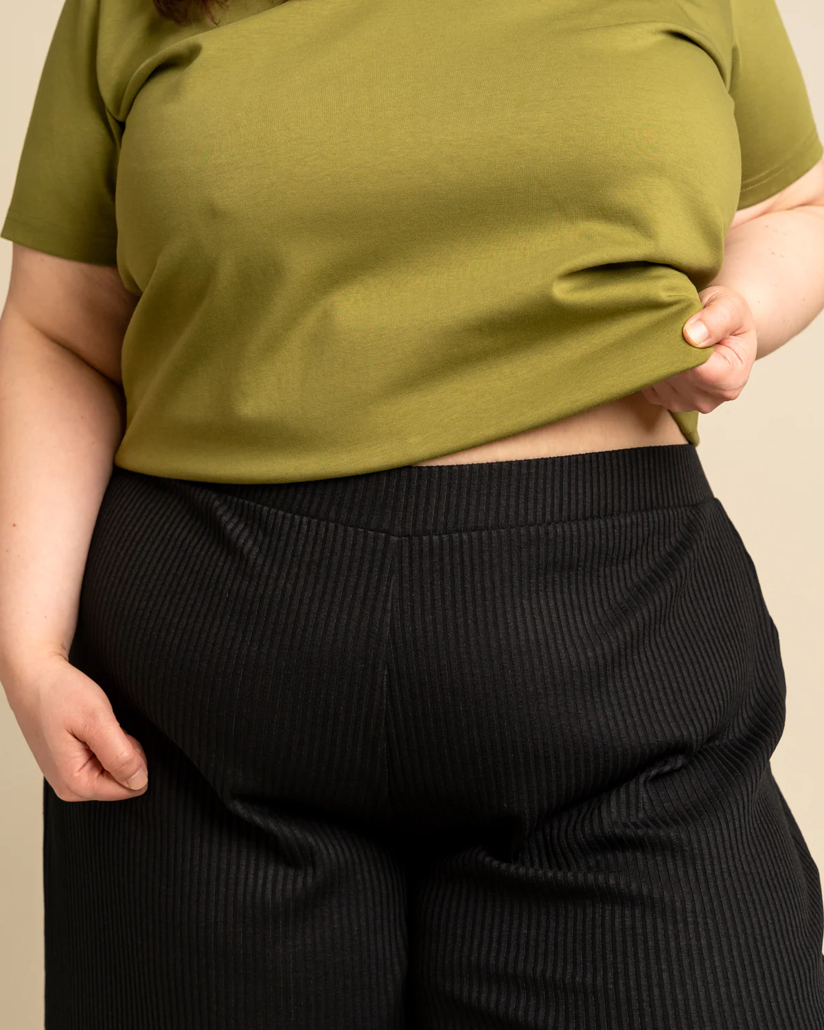Ribbi Culottes, Musta - Image 11