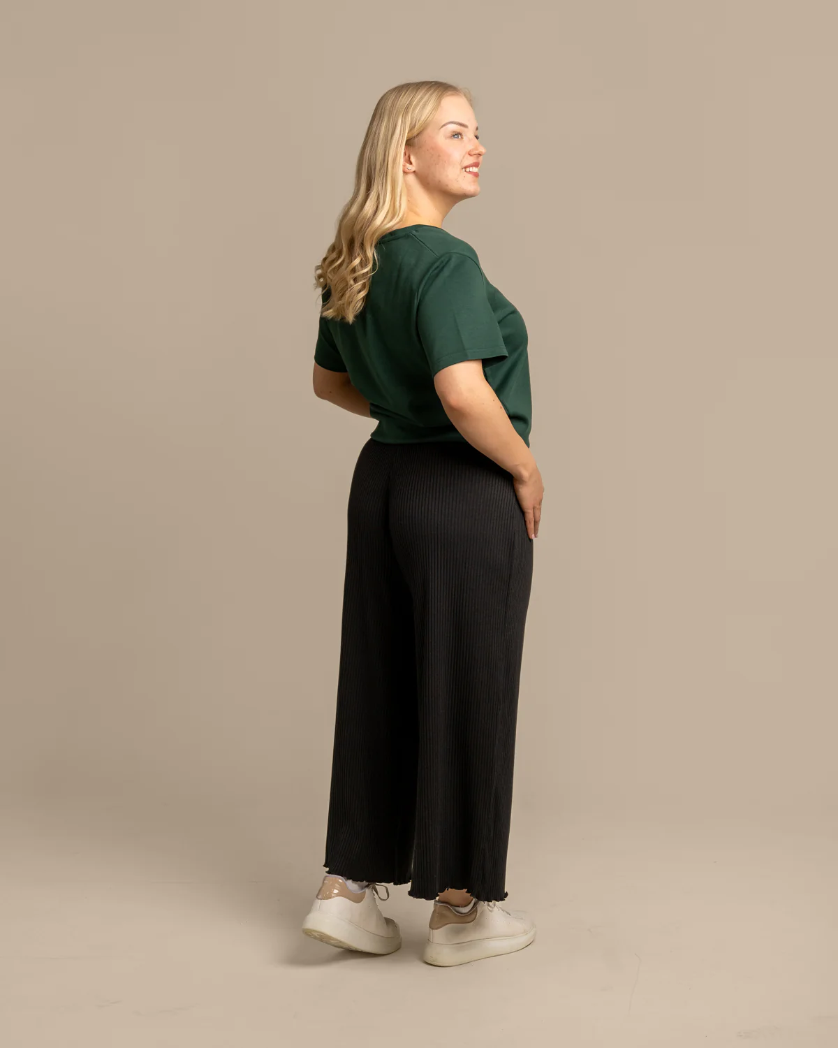 Ribbi Culottes, Musta - Image 7