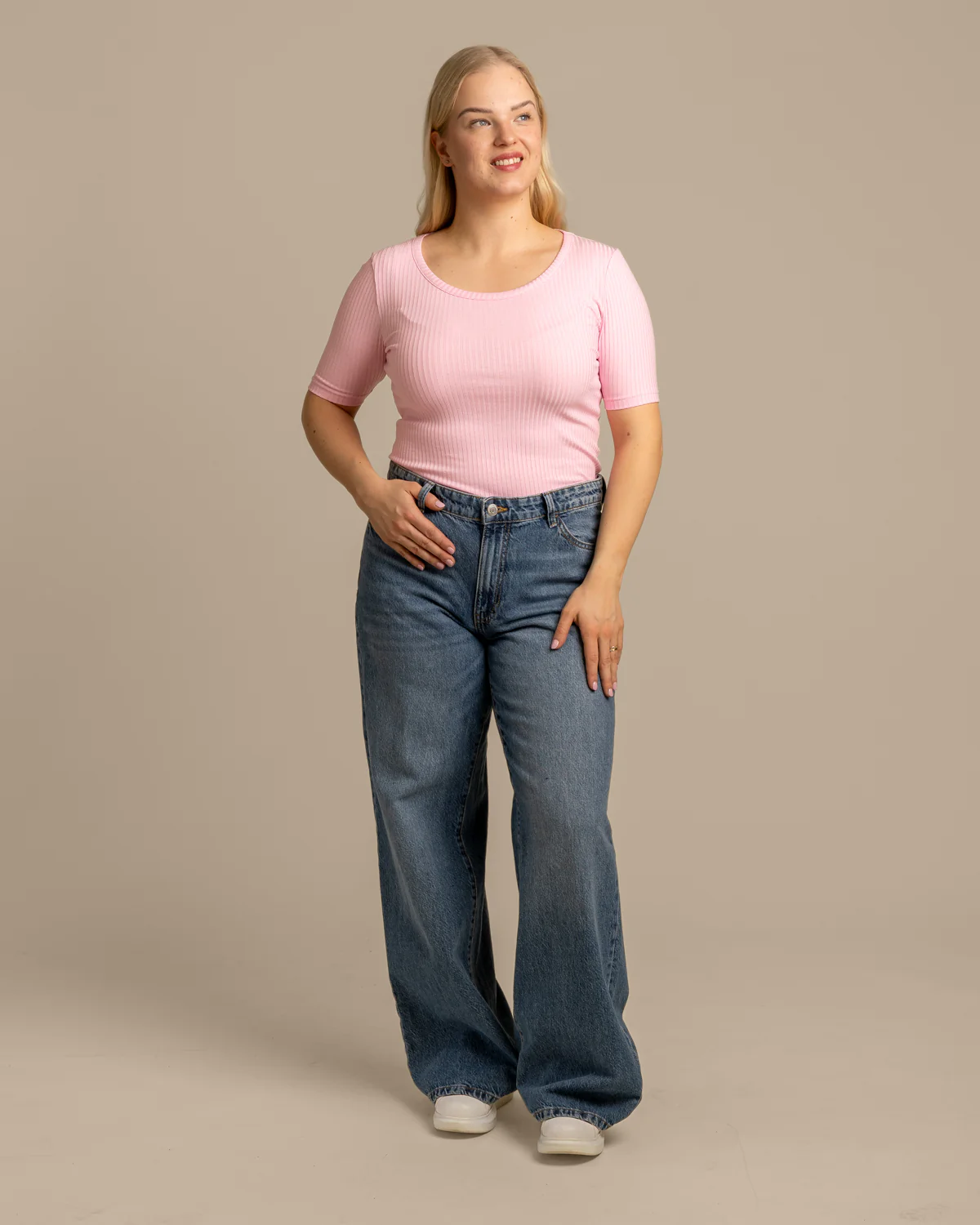 Ribbi T-paita Avara, Pinkki - Image 3