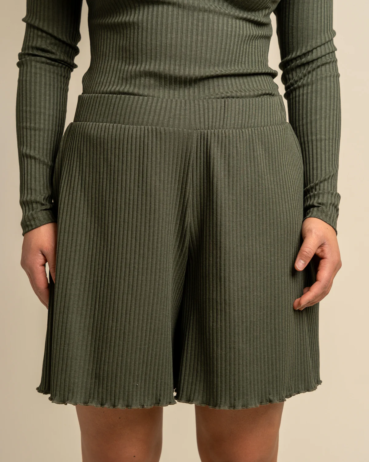 Ribbishortsit, Khaki - Image 5