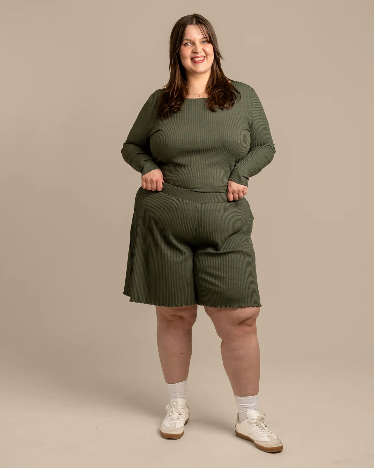 Ribbishortsit, Khaki - Image 8