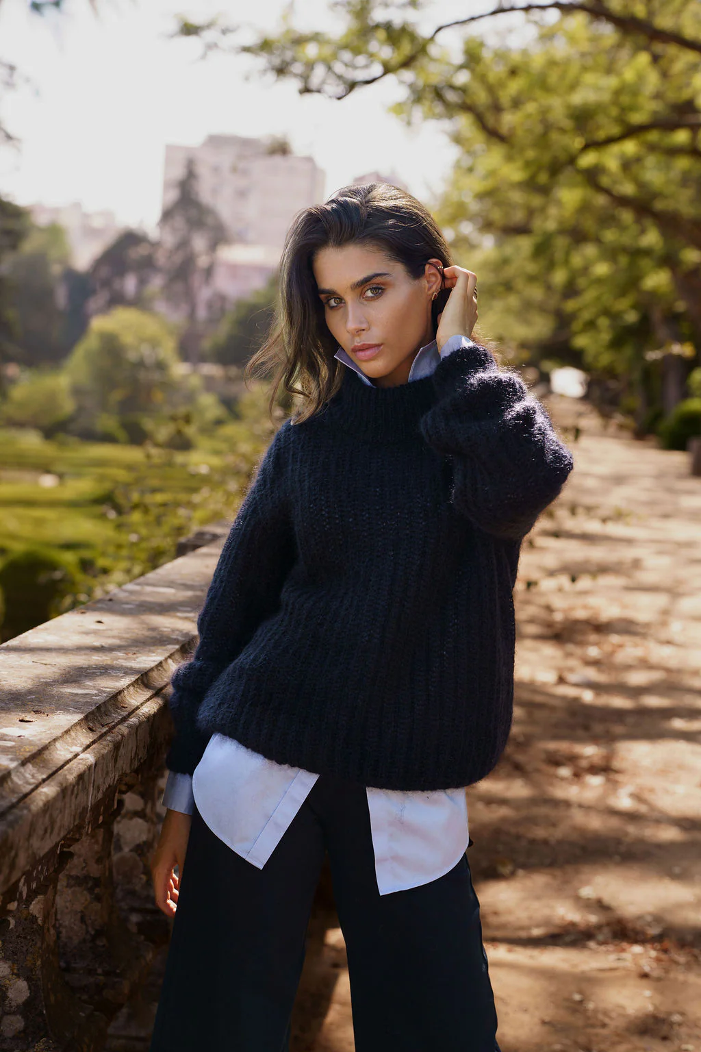 Robin Mohair Knit, Black - Image 4