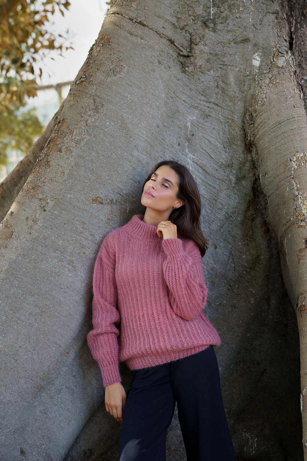 Robin Mohair Knit, Powder Pink - Image 3