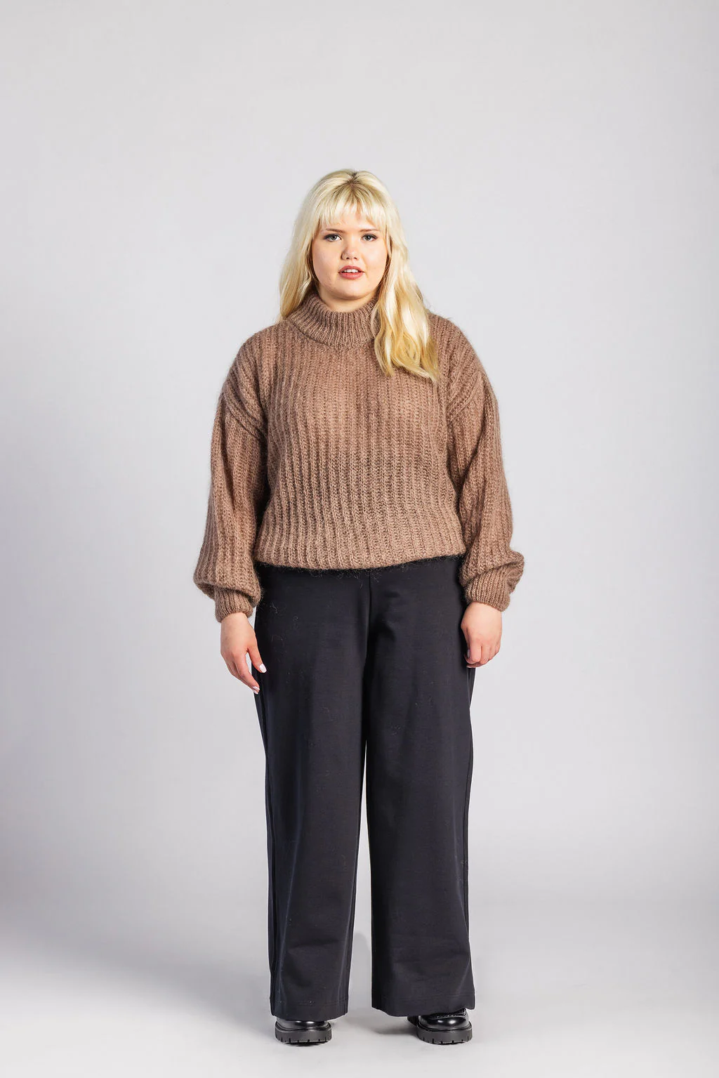 Robin Mohair Knit, Smoky Taupe - Image 5