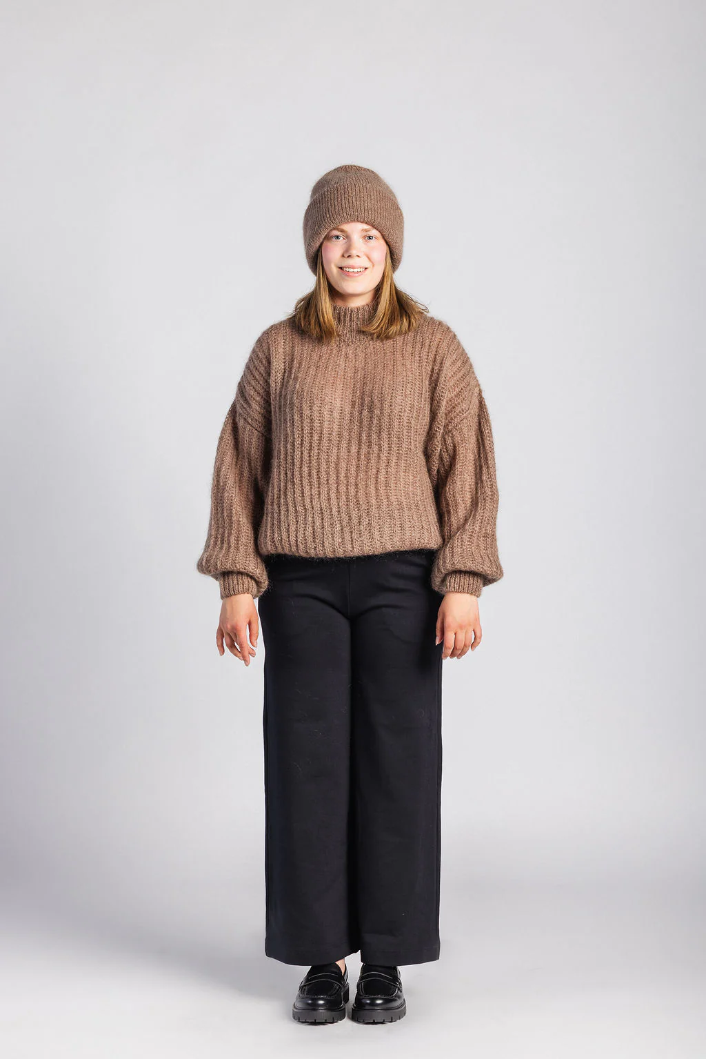 Robin Mohair Knit, Smoky Taupe - Image 6