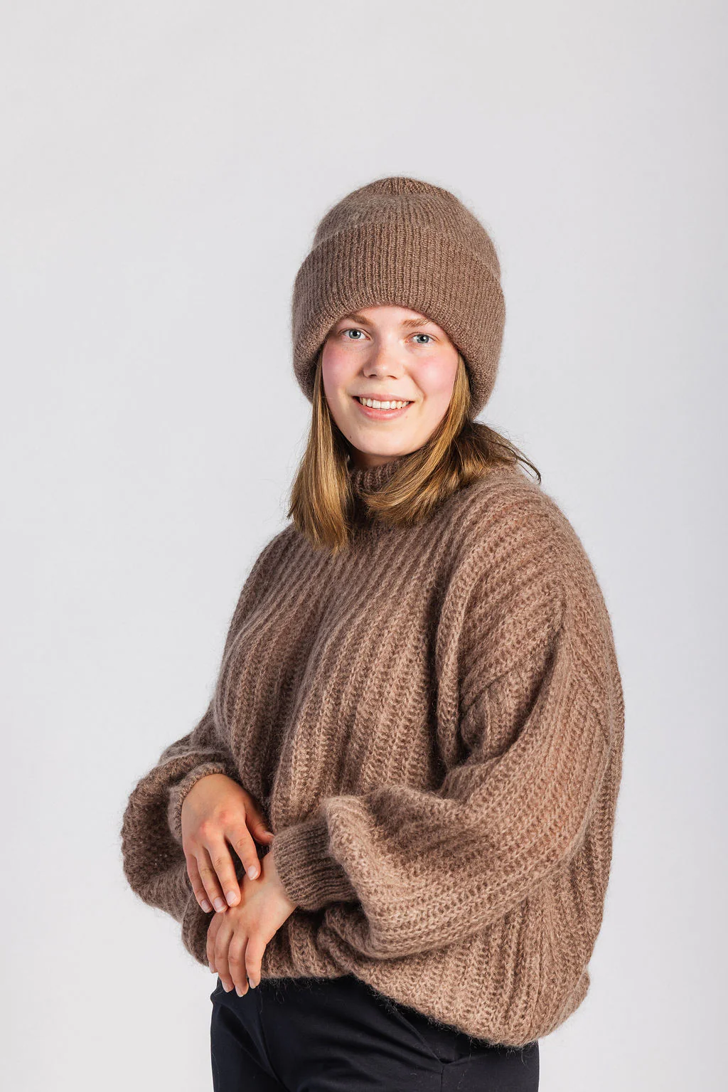 Robin Mohair Knit, Smoky Taupe - Image 7