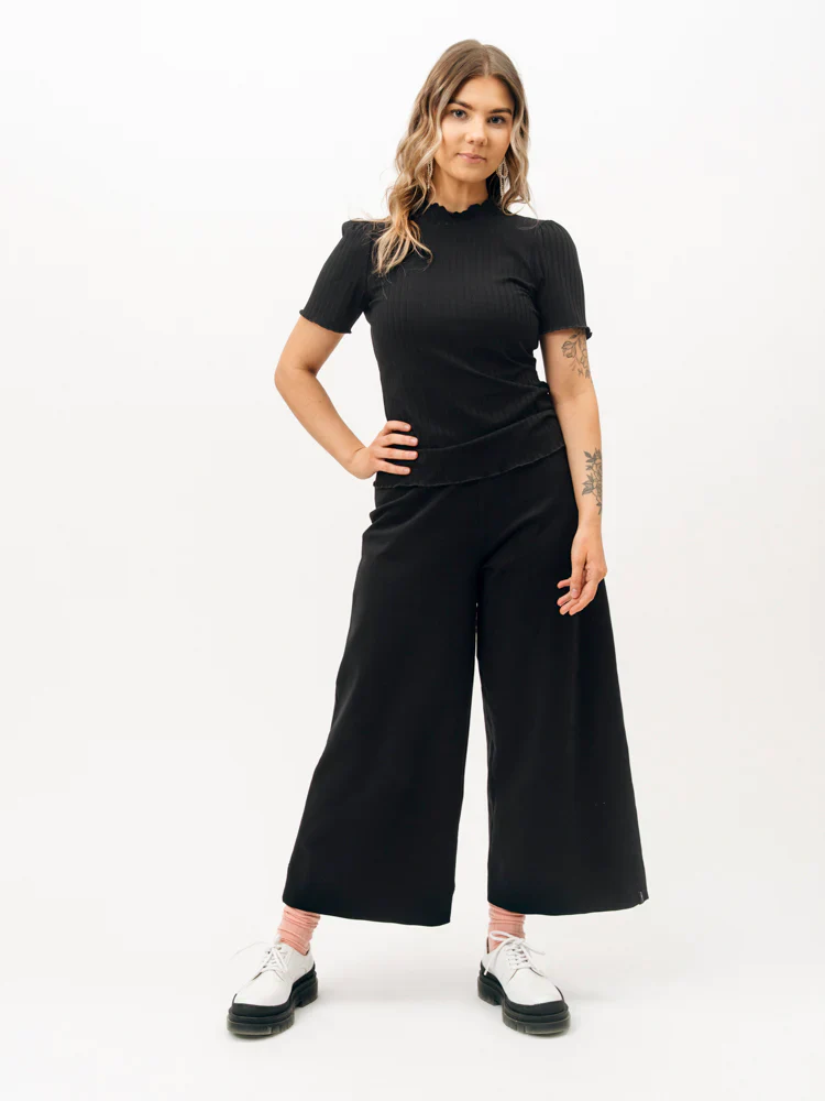 Rosa Shirt, Black Rib - Image 3
