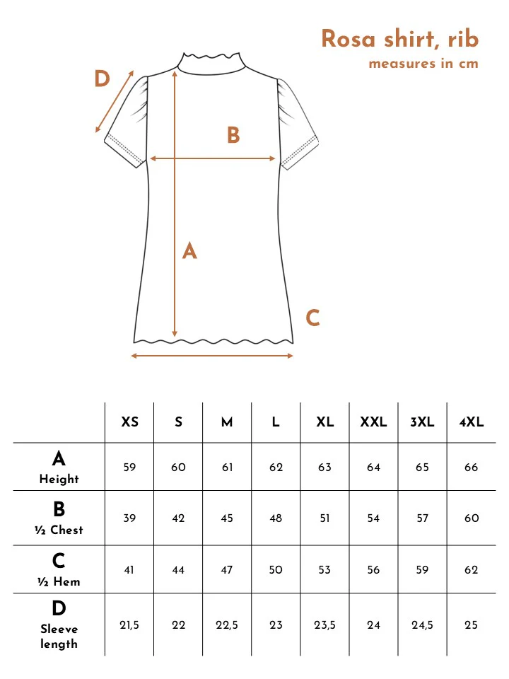 Rosa Shirt, Black Rib - Image 5