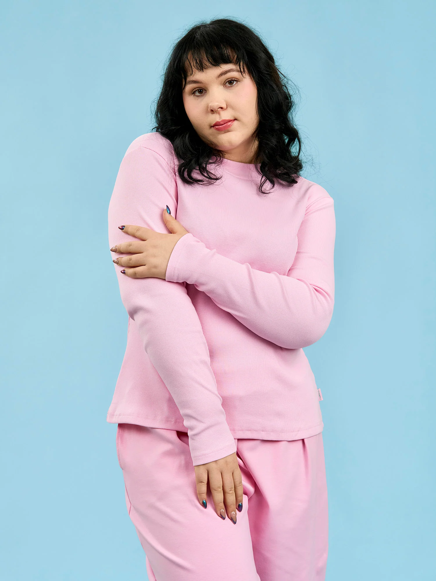 Rudi Shirt, Candy Pink Rib