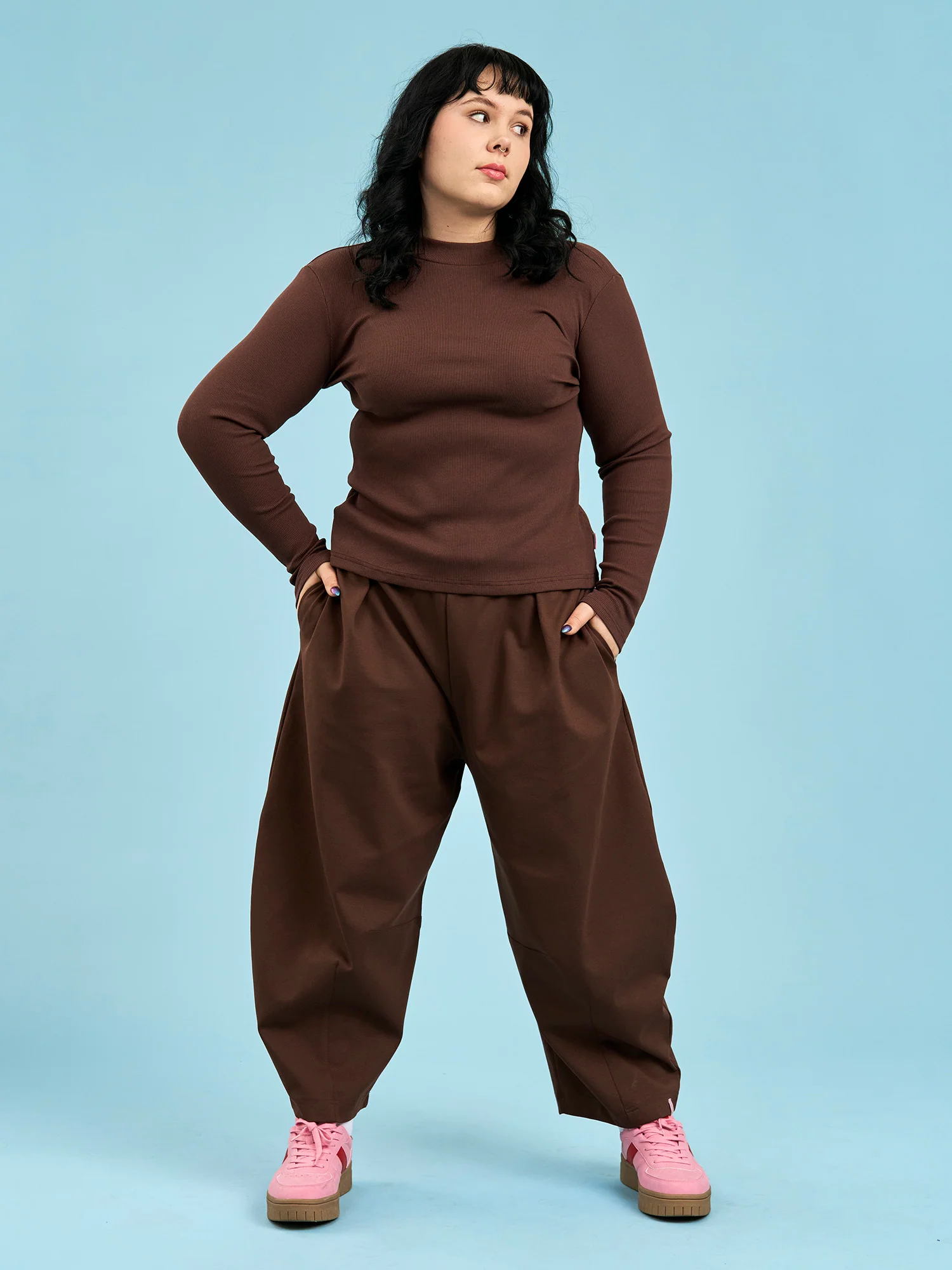 Rudi Shirt, Dark Brown Rib - Image 3