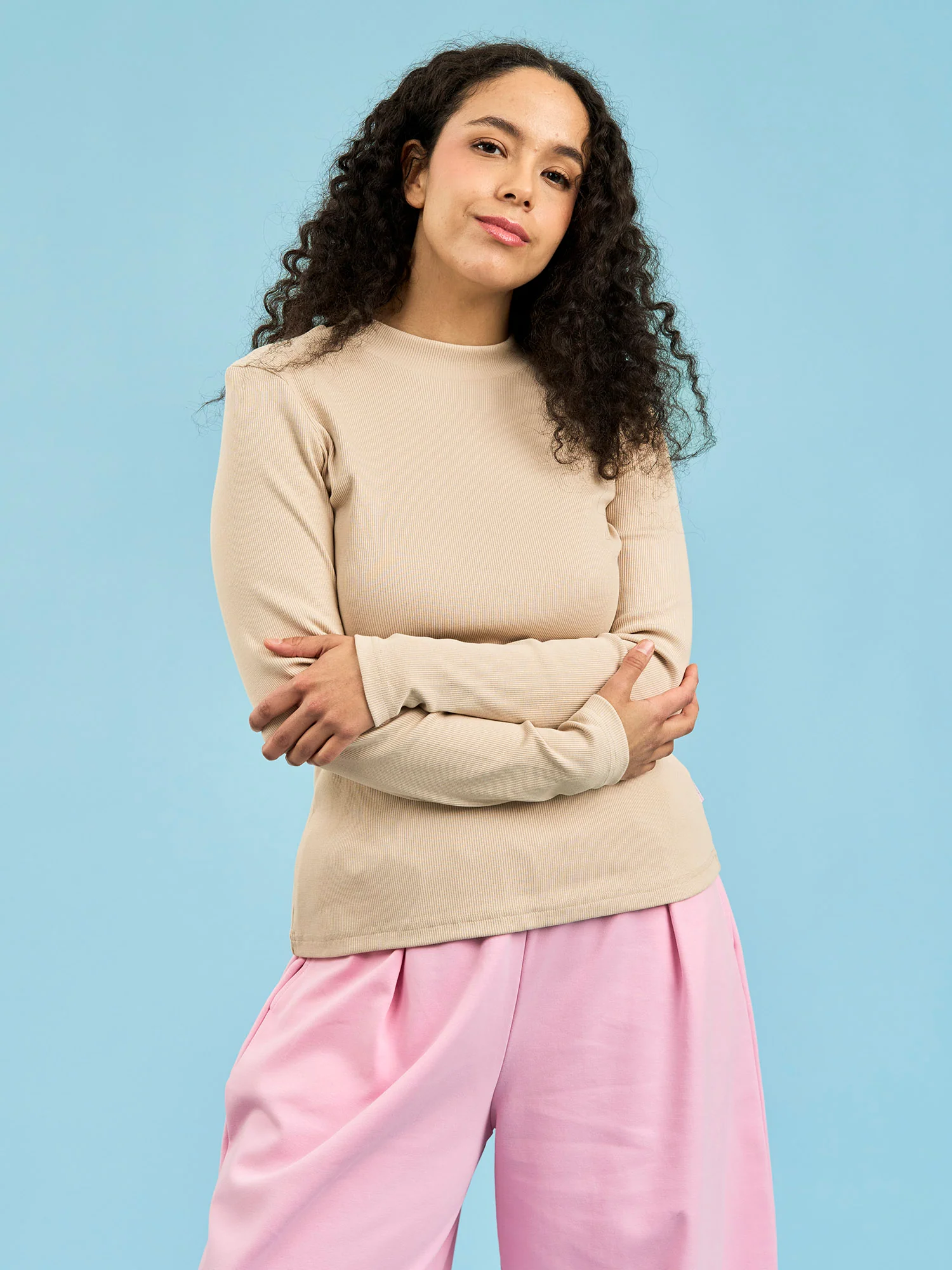 Rudi Shirt, Light Sand Rib