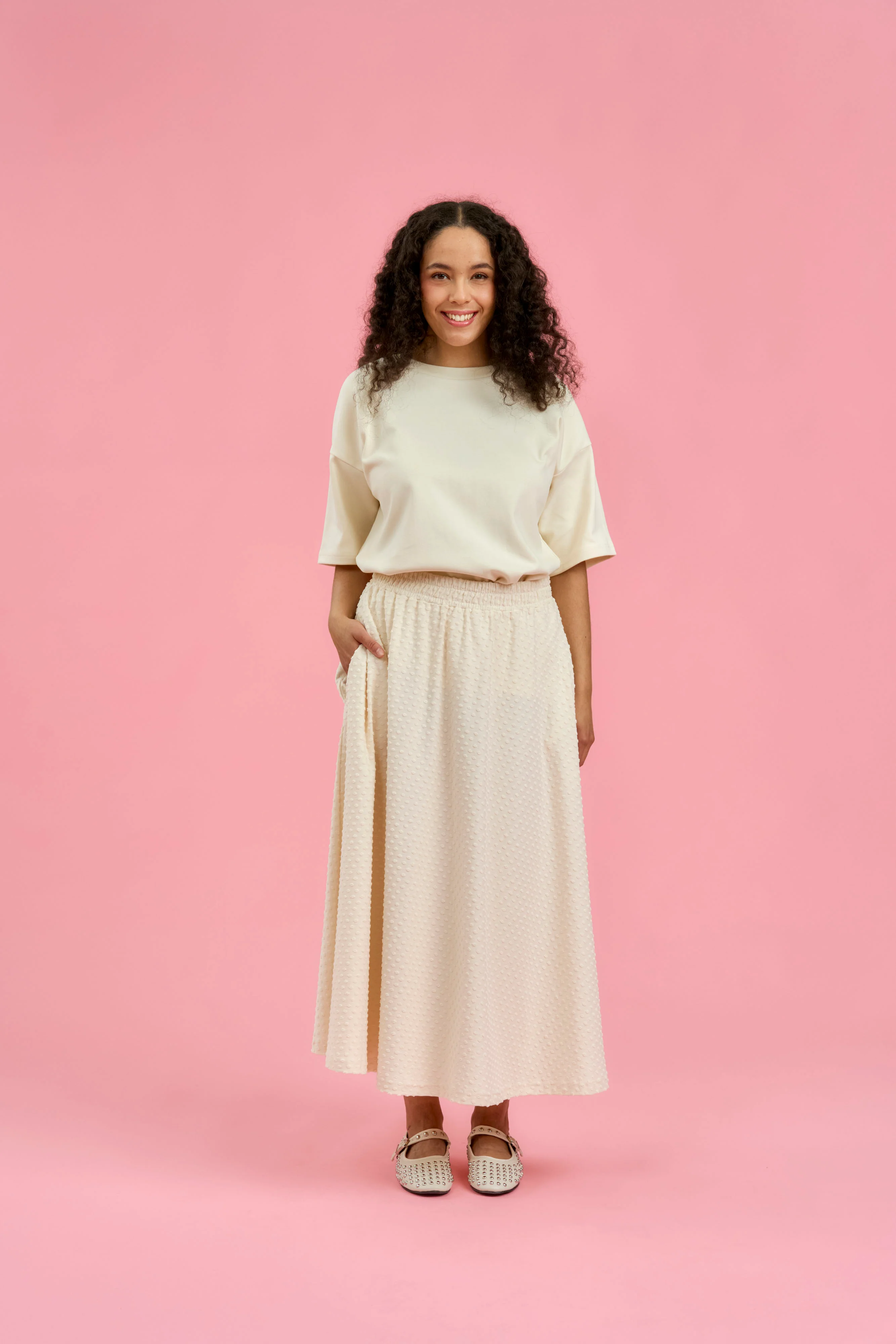 Queen T-paita, Creme - Image 3