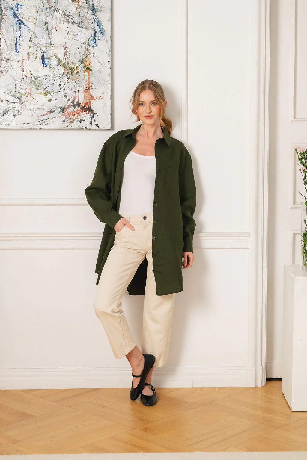 Savanna Shirt, Olive Green - Image 6