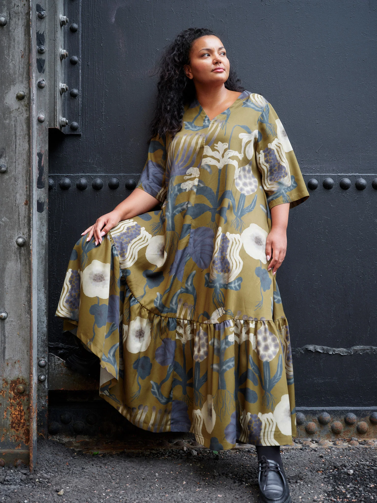 Sea Flowers Maxi Dress - Image 2