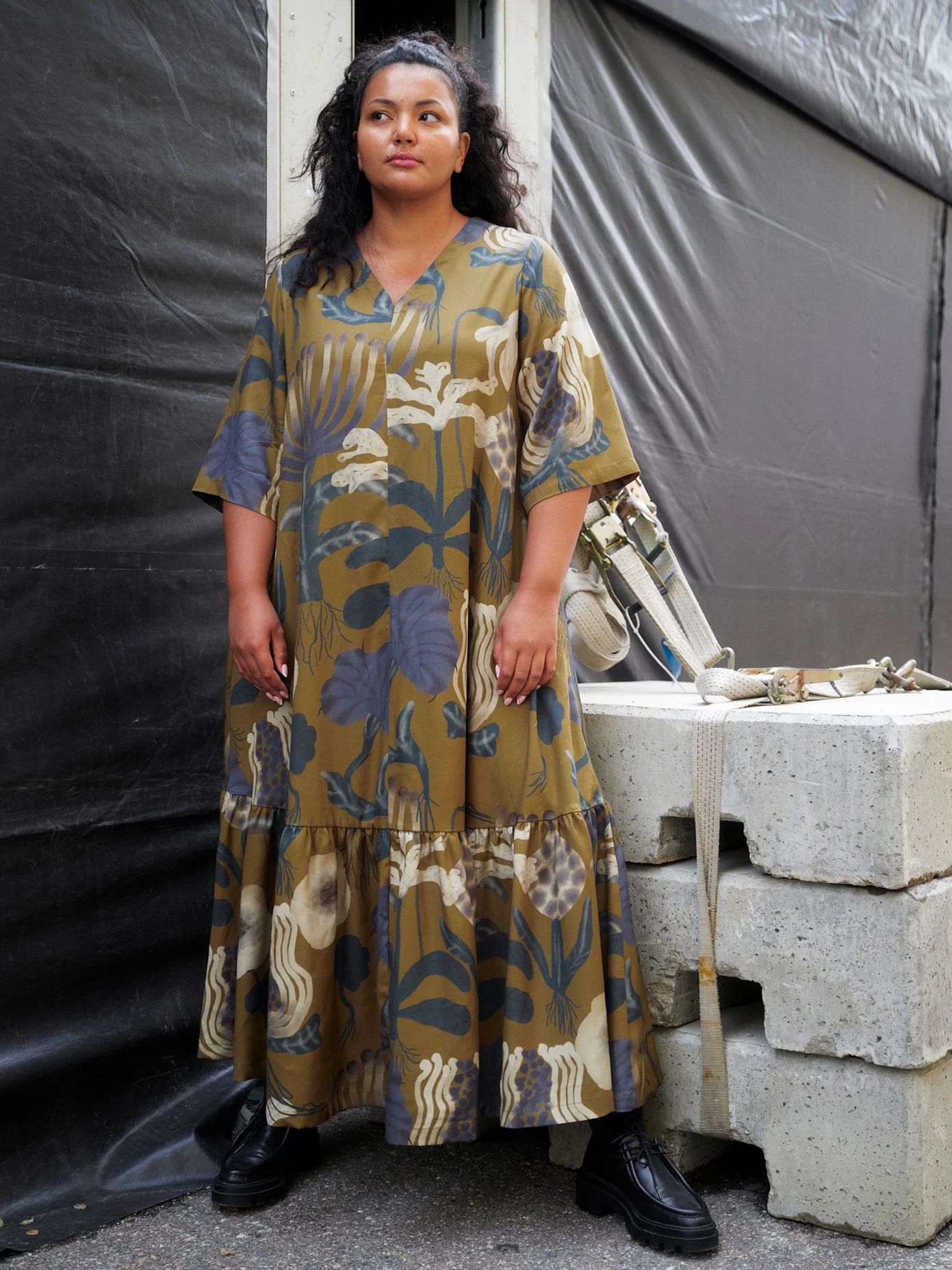 Sea Flowers Maxi Dress - Image 4