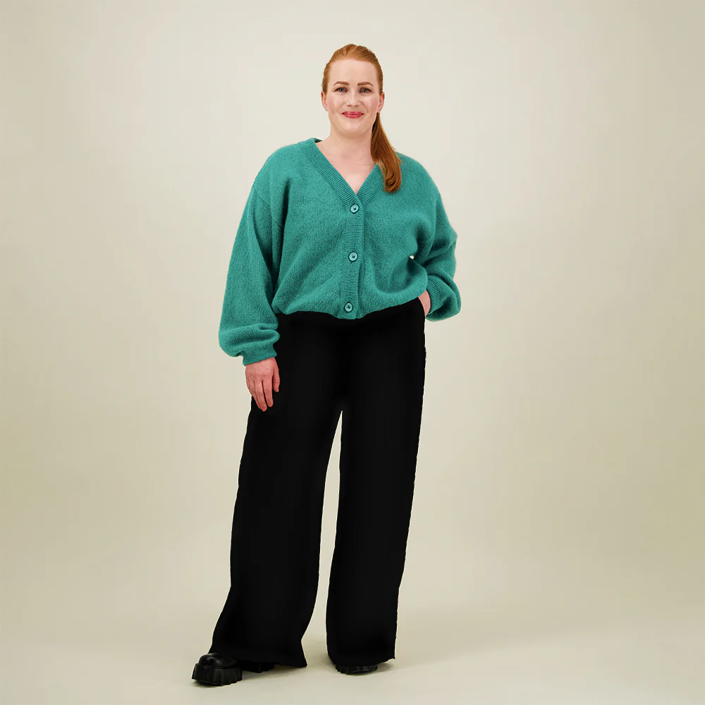 Short Cardigan, Wasabi - Image 3