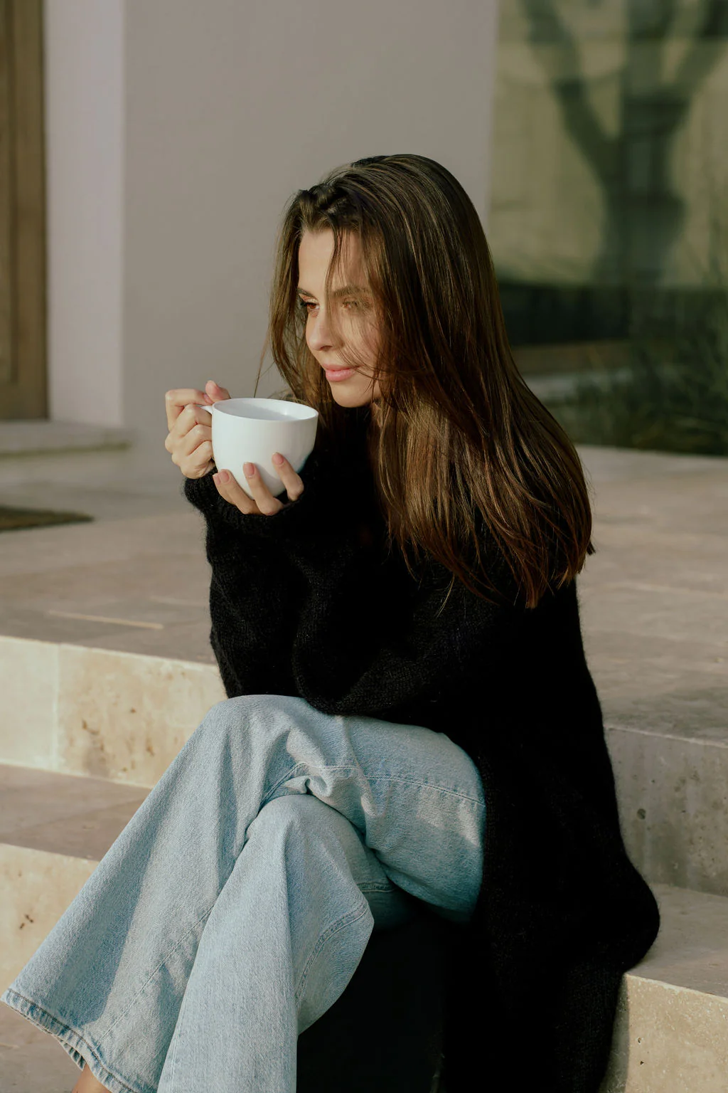 Sienna Cardigan, Black - Image 6